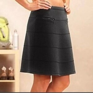 Athleta casual A-line black skirt Size XS
